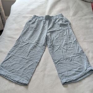 Light Blue Wide-Leg Pants